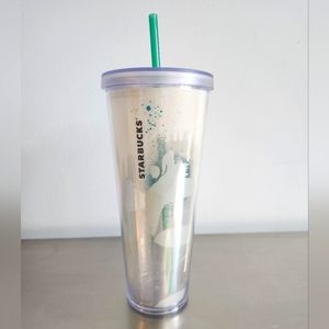 24oz Starbucks "Graffiti" Tumbler w Straw